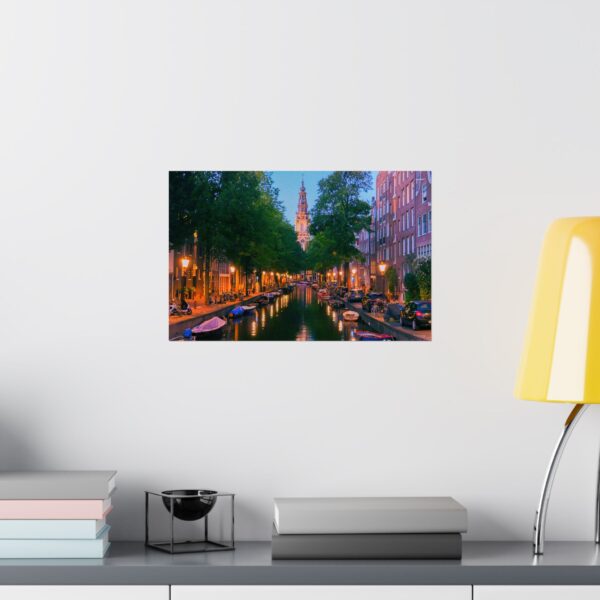 Amsterdam Canal & Zuiderkerk Horizontal Travel Print - Image 40