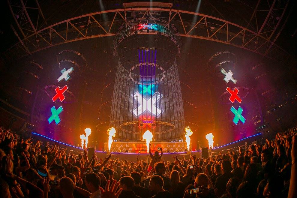 Stage and the crowd at Amsterdam Music Festival