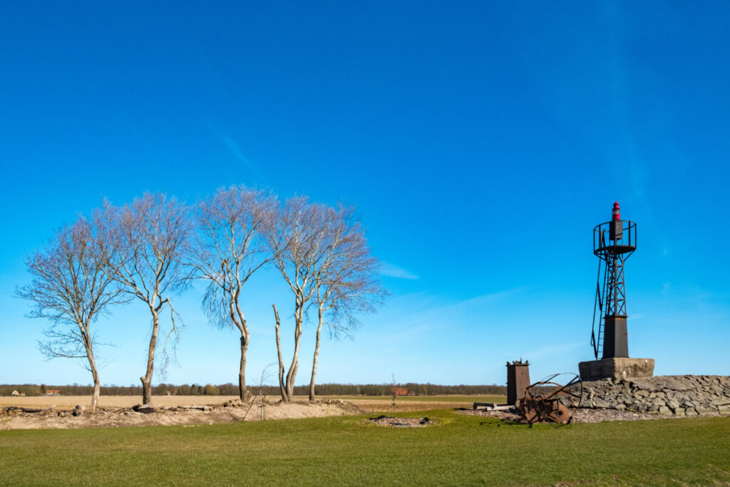 Panoramic view of the  Vuurtoreneiland Island scenery in Amsterdam, Netherlands